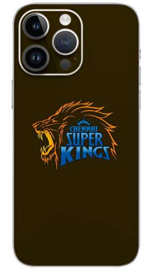 Logo of Chennai Super Kings Mobile Skin Wrap