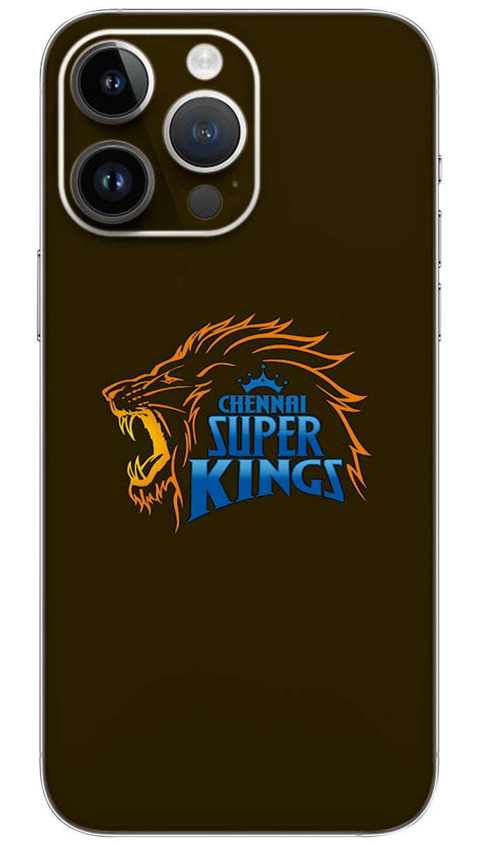 Logo of Chennai Super Kings Mobile Skin Wrap