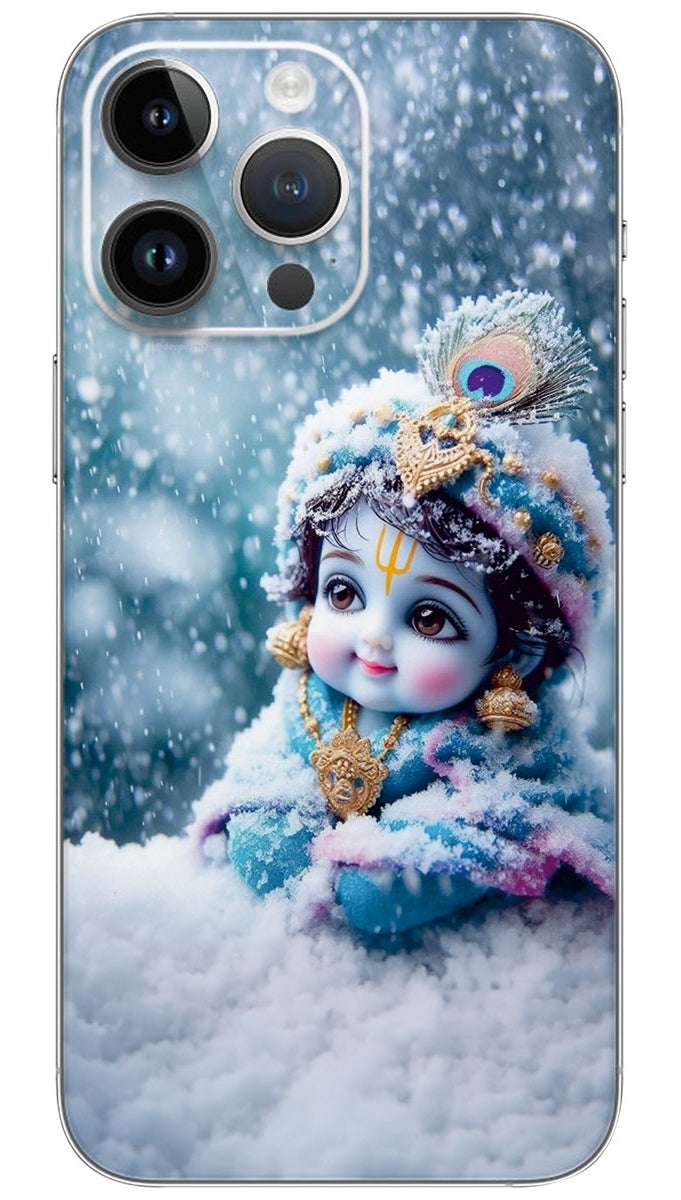 Lord Bal Krishna Mobile Skin Wrap