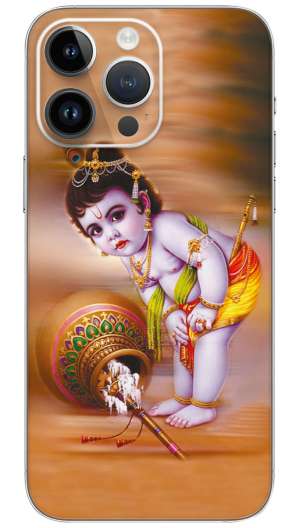 Lord Child Krishna GOD Mobile Skin Wrap