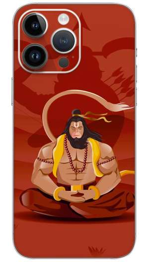 LORD HANUMAN  Mobile Skin Wrap