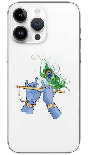 LORD KRISHNA HAND WITH FLUTE  Mobile Skin Wrap