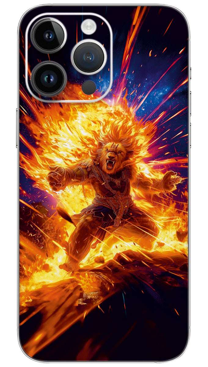 LORD NARSIMHA  Mobile Skin Wrap