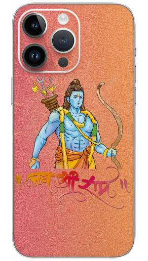 LORD RAM WITH GLITER BACKGROUND Mobile Skin Wrap
