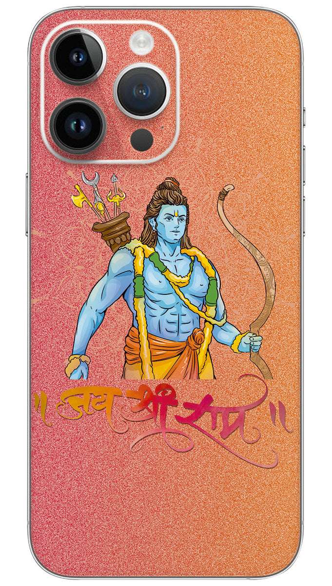 LORD RAM WITH GLITER BACKGROUND Mobile Skin Wrap