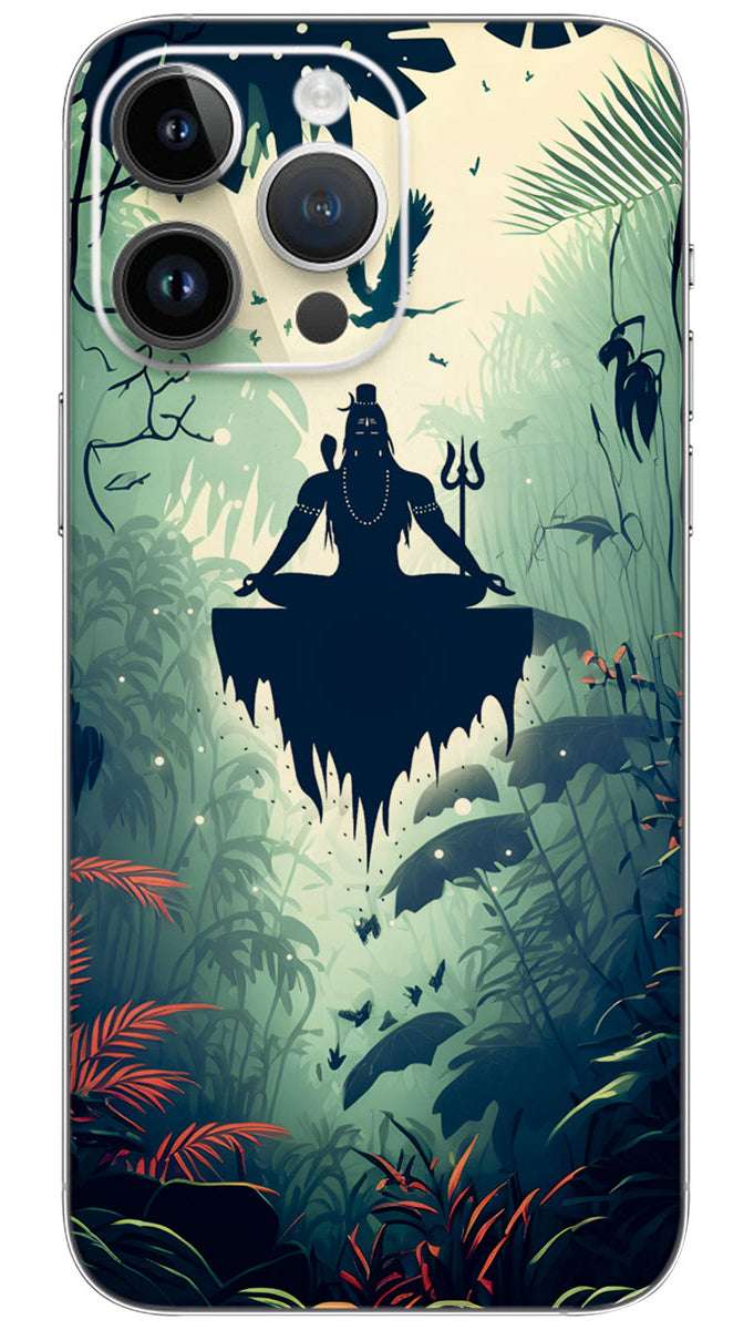 LORD SHIVA MEDITATION Mobile Skin Wrap