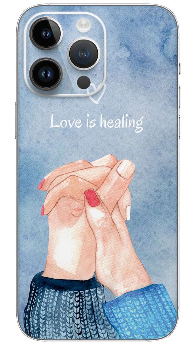 LOVE IS HEALING Mobile Skin Wrap