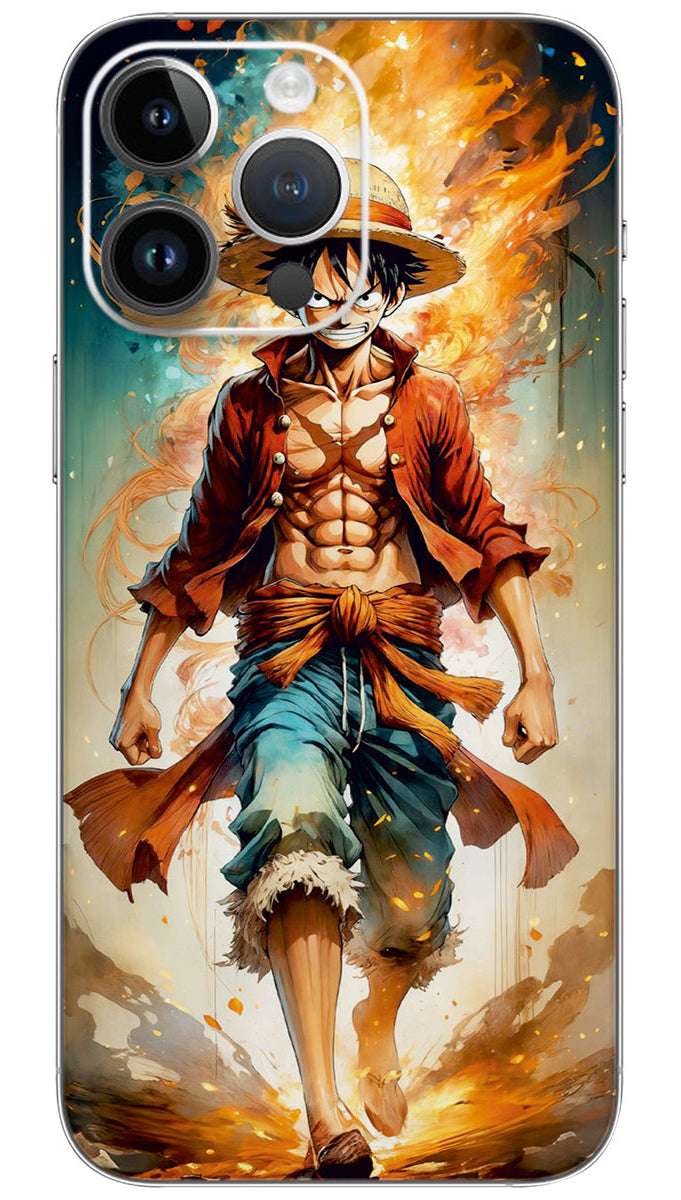 Luffy One Piece anime Mobile Skin Wrap