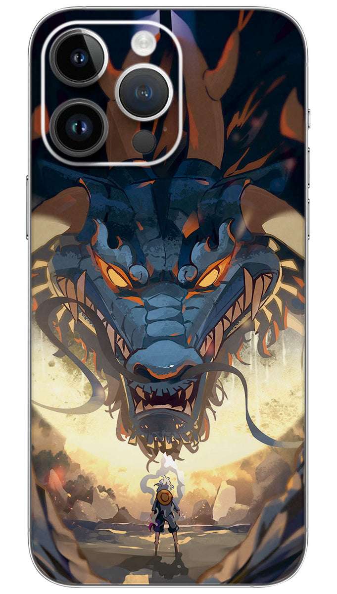 Luffy Vs Kaido anime Mobile Skin Wrap
