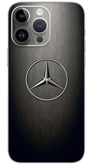 Mercedes Logo Vector Art Mobile Skin Wrap