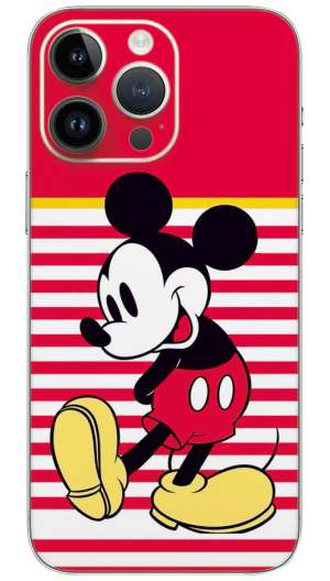 Mickey mouse cartoon Mobile Skin Wrap