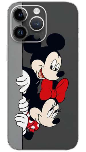 Micky mouse cartoon  Mobile Skin Wrap