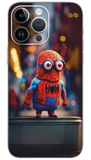MINION SPIDERMAN Mobile Skin Wrap