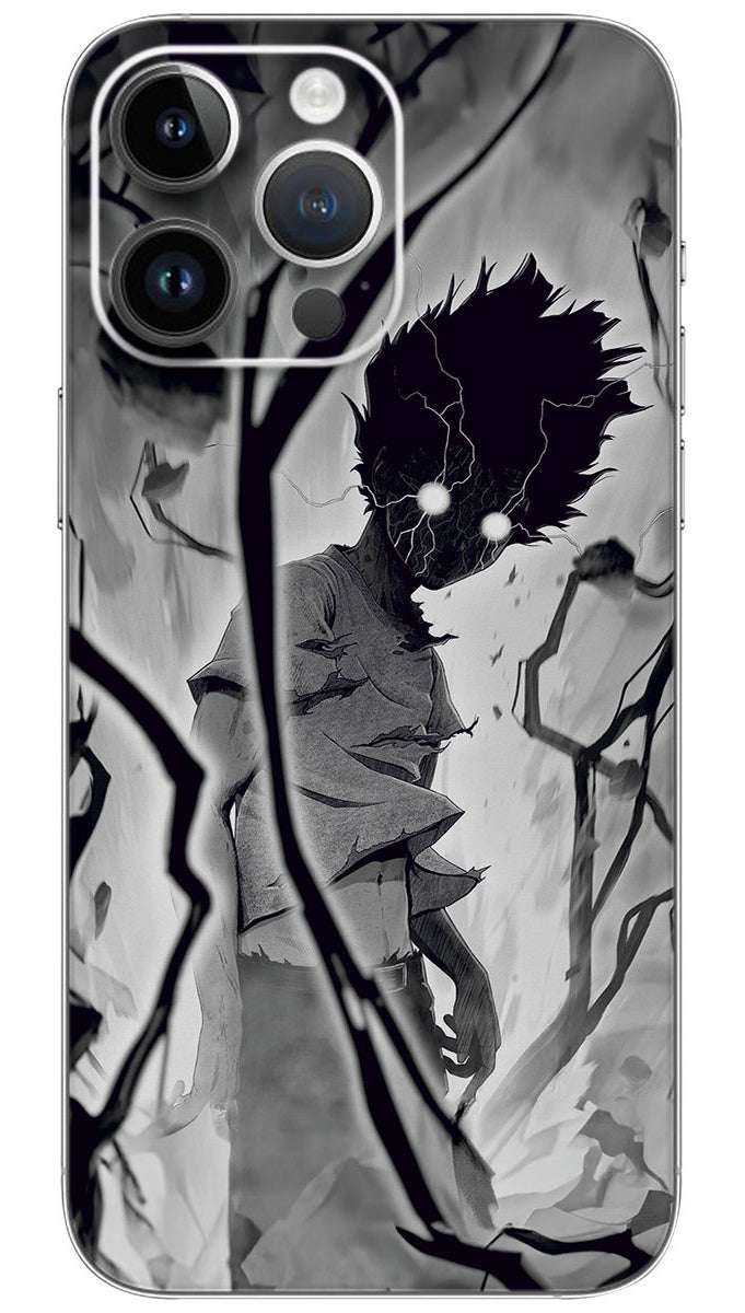 Mob Psycho Anime Mobile Skin Wrap