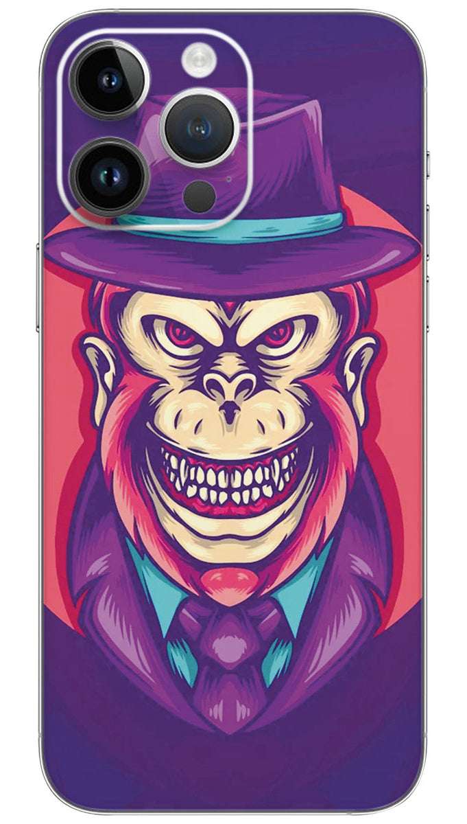 Monkey skull Mobile Skin Wrap