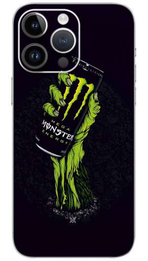 Moonster energy  drink  Mobile Skin Wrap