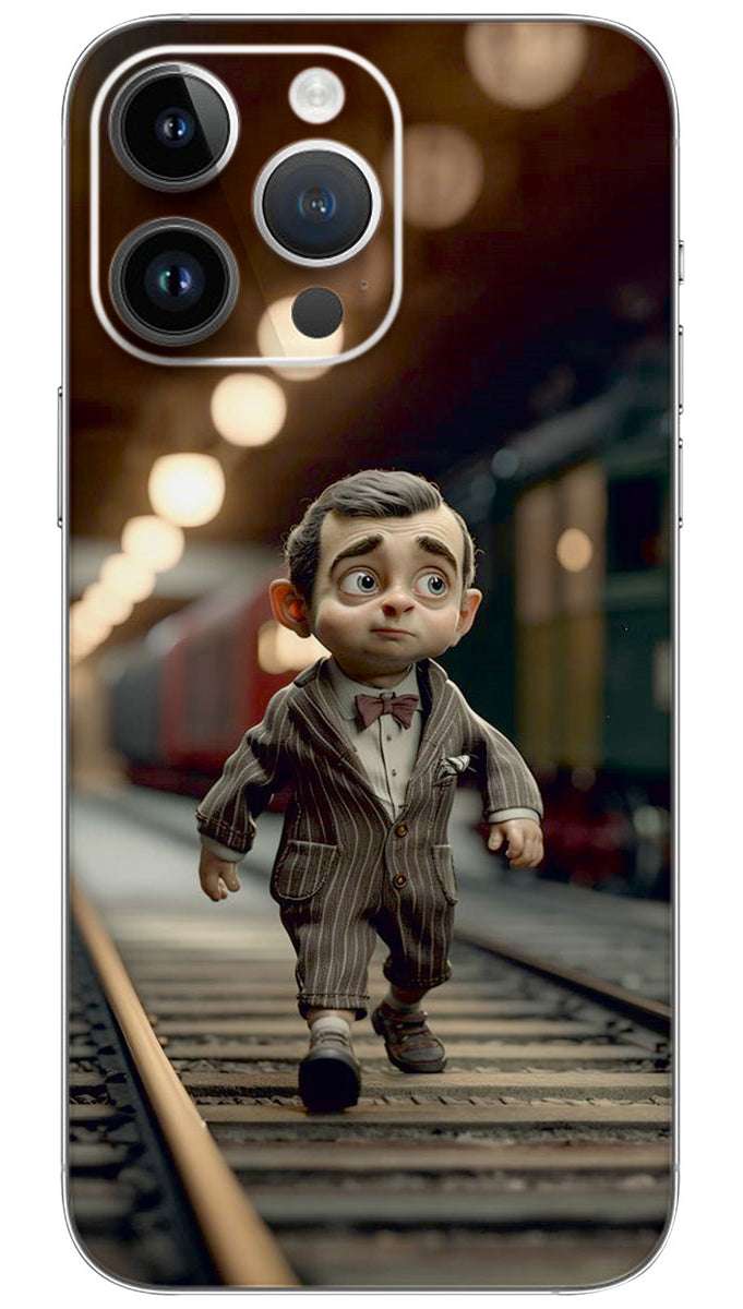 MR.bean cartoon Mobile Skin Wrap