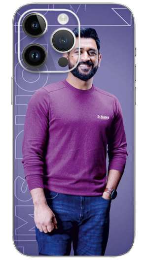 MS Dhoni Cricketer Mobile Skin Wrap