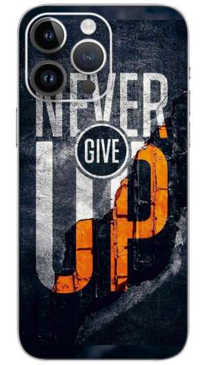 Naver give up quotes Mobile Skin Wrap