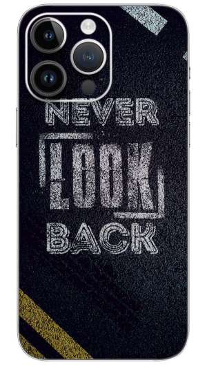 never look back quotes Mobile Skin Wrap