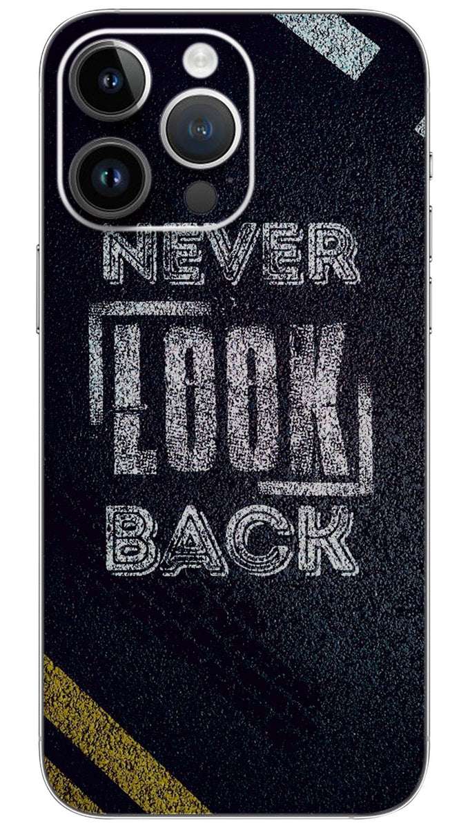 never look back quotes Mobile Skin Wrap