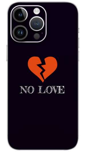 NO LOVE  Mobile Skin Wrap