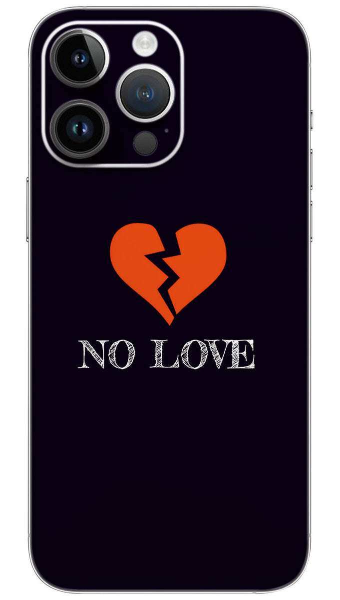 NO LOVE  Mobile Skin Wrap