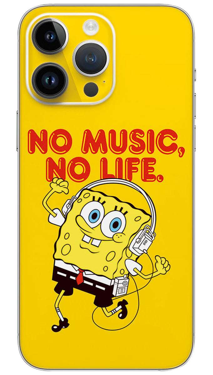 NO MUSIC NO LIFE. Mobile Skin Wrap