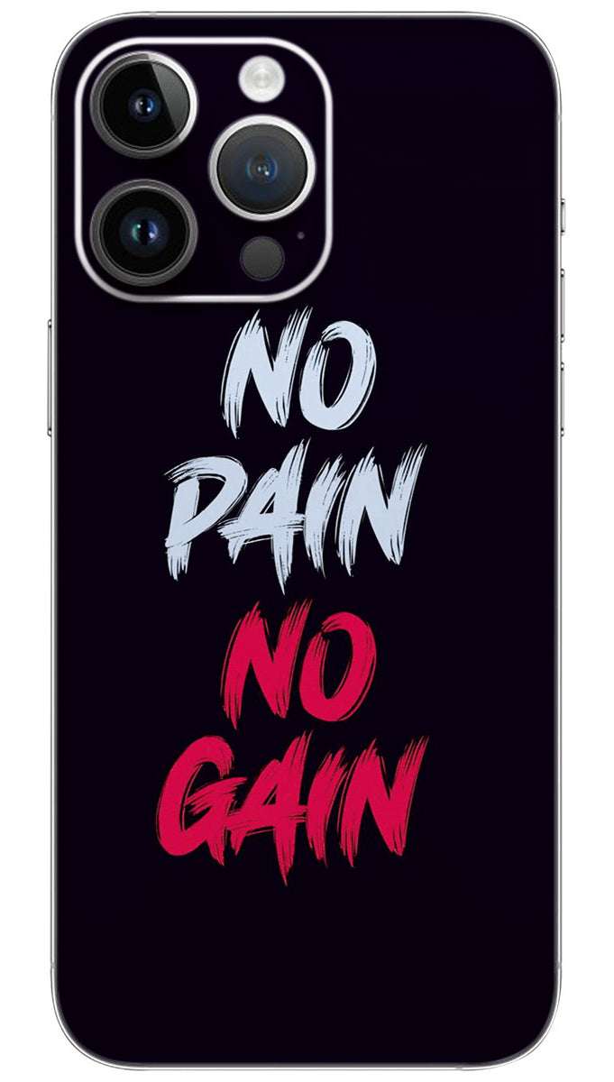 No pain No gain quotes Mobile Skin Wrap
