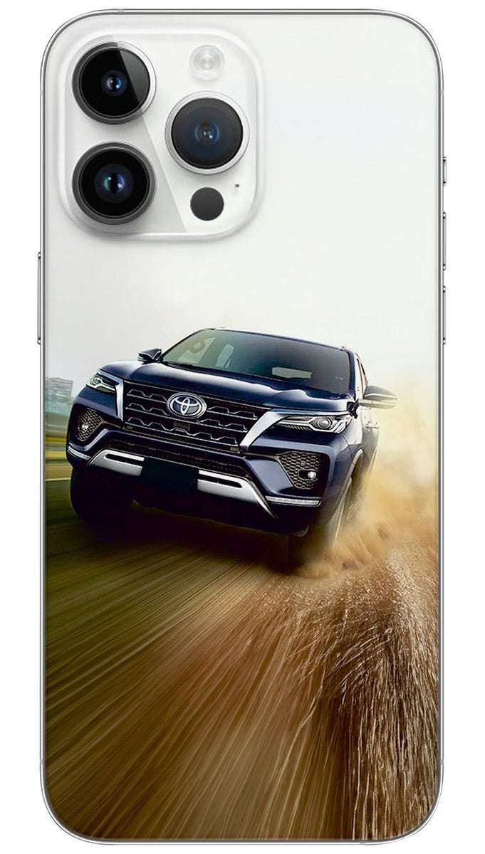 Old Toyota Fortuner car Mobile Skin Wrap