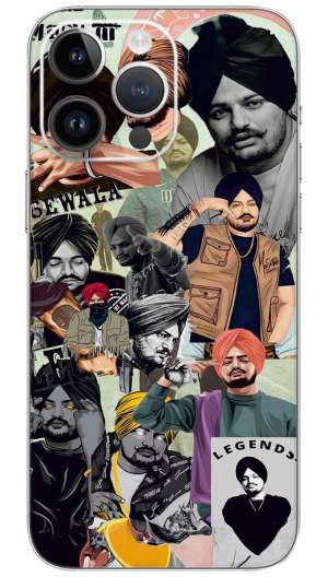 Only moosewala  Mobile Skin Wrap