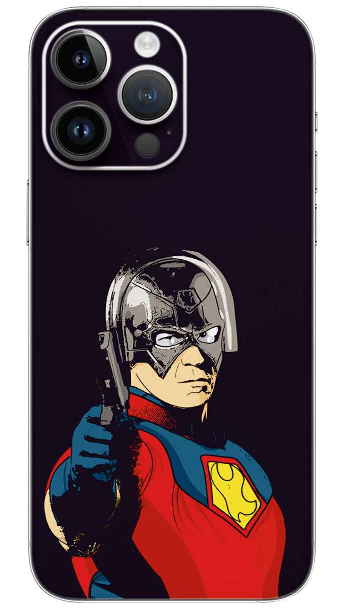 Peacemaker cartoon  Mobile Skin Wrap