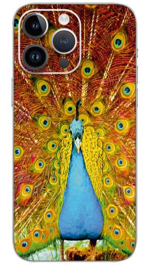 Peacock Mobile Skin Wrap