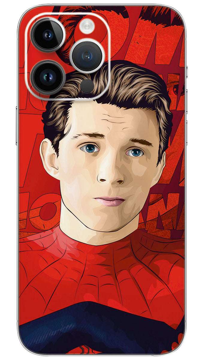 Peter Parker Spider Man Mobile Skin Wrap