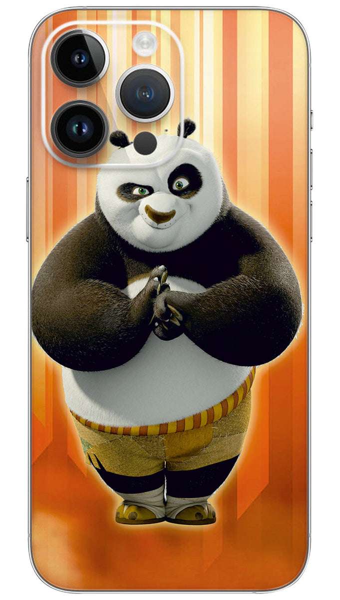 Po in Kung Fu Panda cartoon  Mobile Skin Wrap