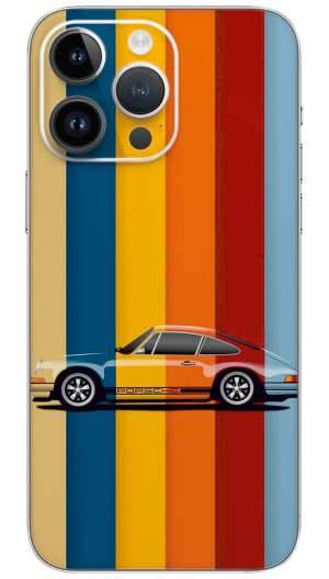 Porsche 911 car Mobile Skin Wrap