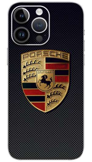 Porsche car symbol  Mobile Skin Wrap
