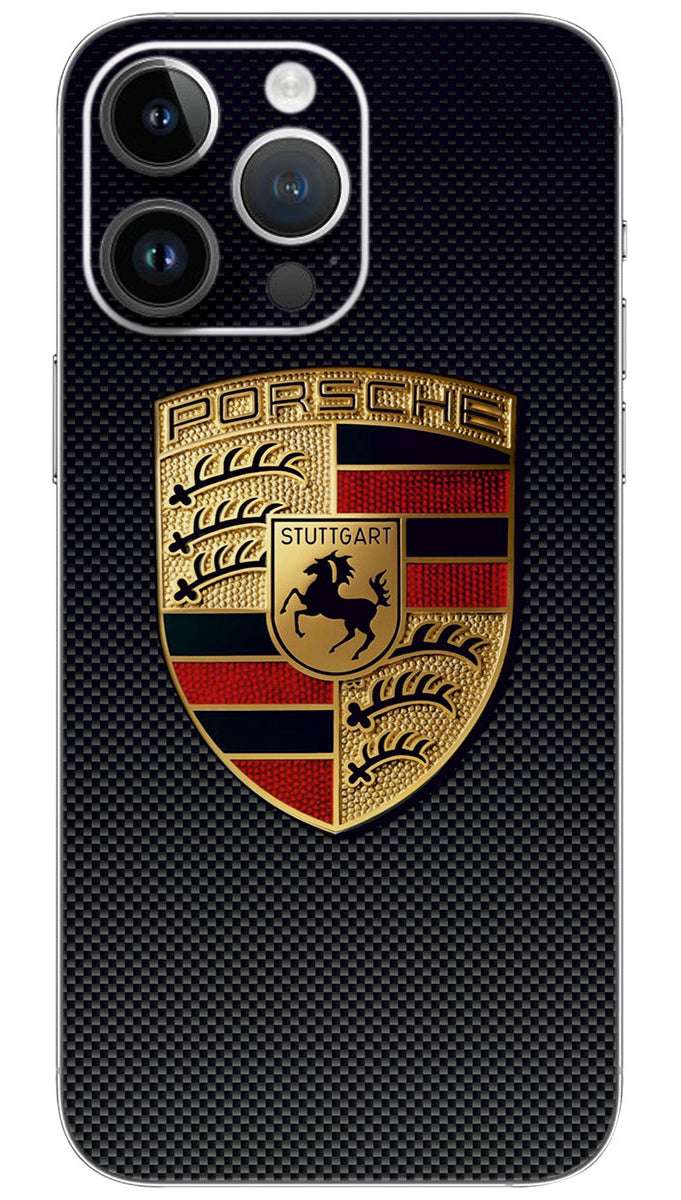 Porsche car symbol  Mobile Skin Wrap