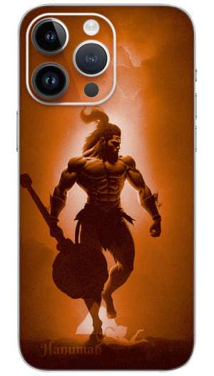 POWER OF HANUMAN  Mobile Skin Wrap