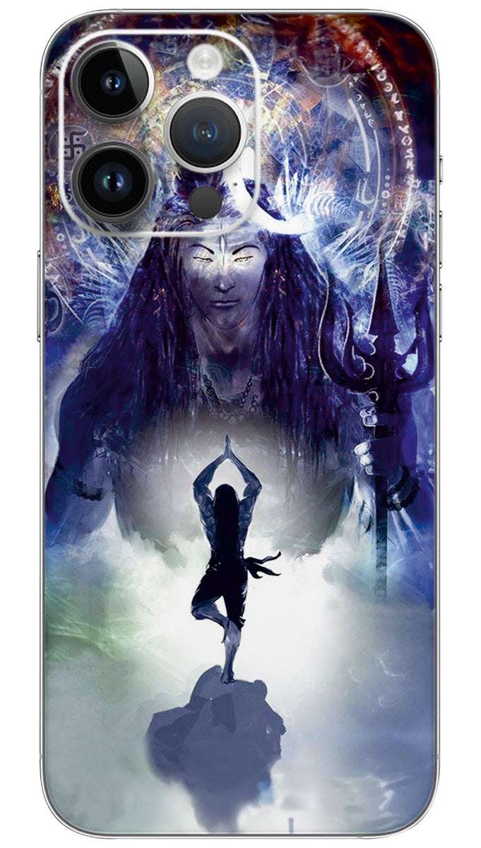 POWER OF MAHADEV MEITATION  Mobile Skin Wrap