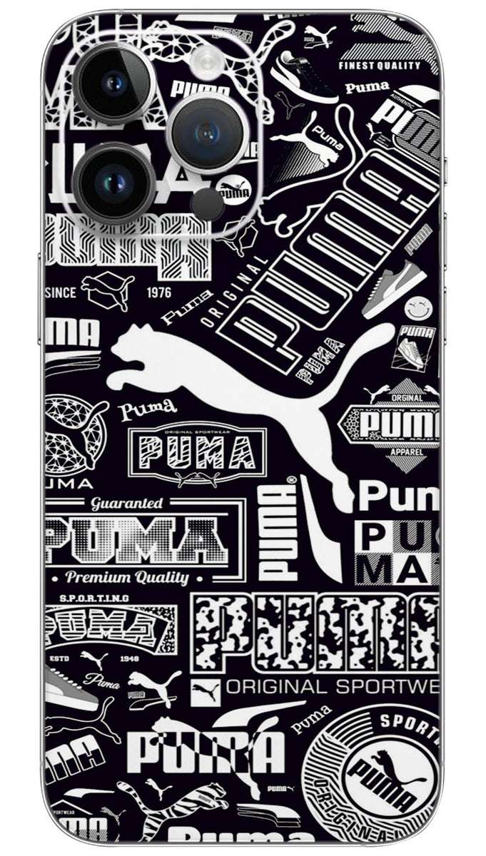 Puma brand  name design  Mobile Skin Wrap