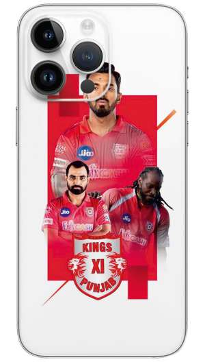 Punjab Kings cricket team ipl  Mobile Skin Wrap