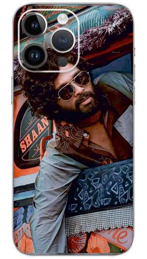 Pushpa 2 allu arjun  Mobile Skin Wrap