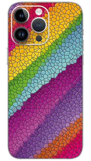 RAINBOW 3D Spirit pattern Mobile Skin Wrap