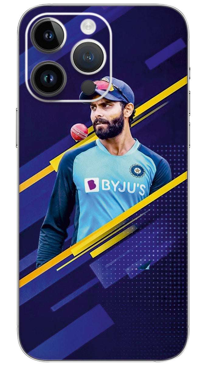 Ravindra jadeja sport player Mobile Skin Wrap