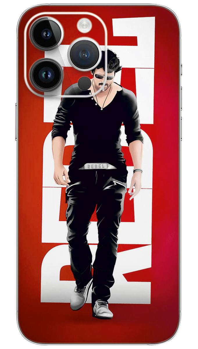 Rebel star prabhas Mobile Skin Wrap