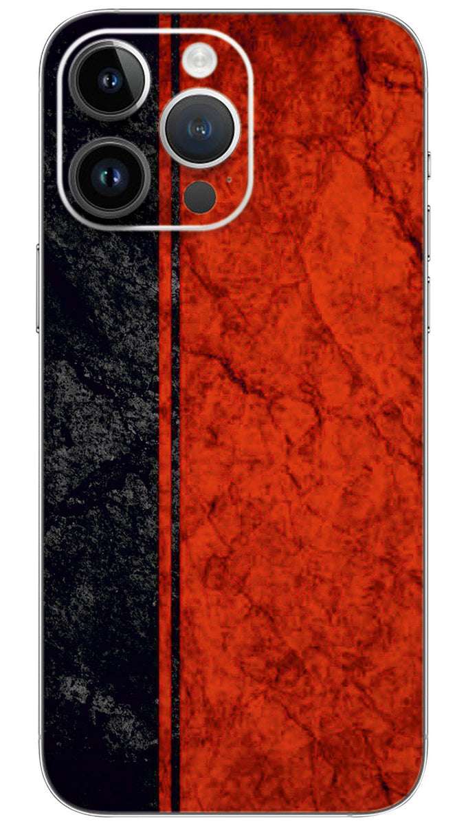 red and black wall pattern Mobile Skin Wrap