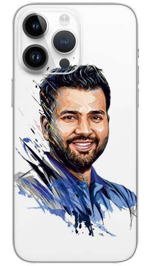Rohit shrma abstract image sport Mobile Skin Wrap