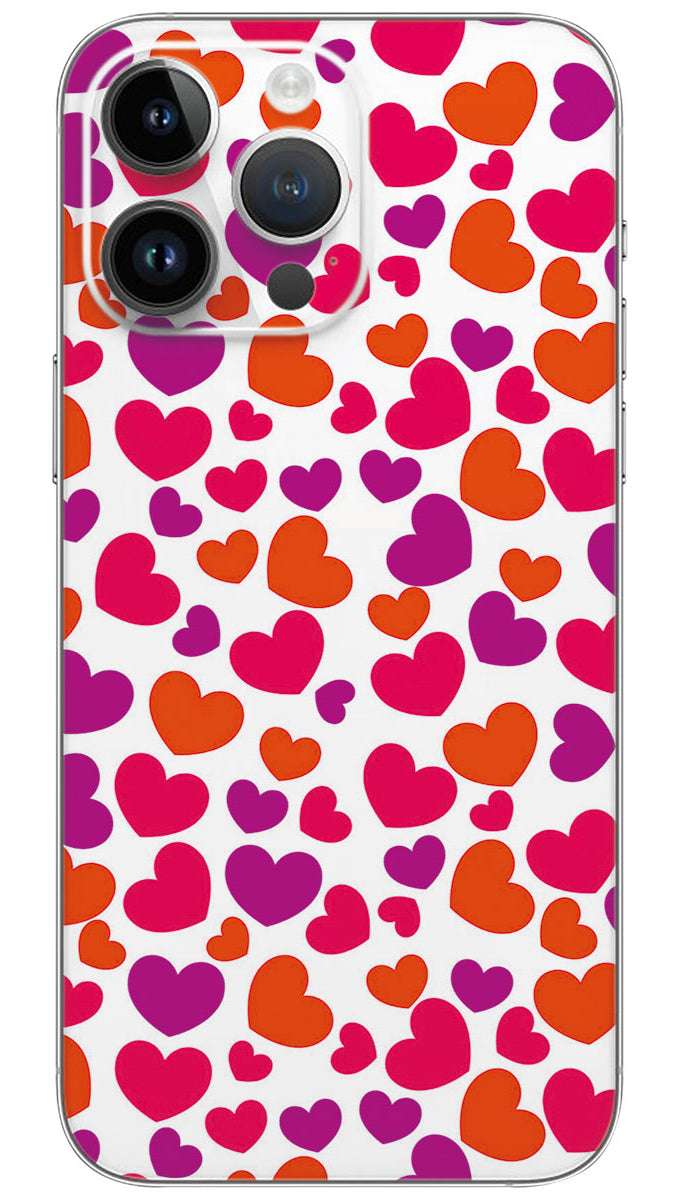 Romantic Heart Mobile Skin Wrap