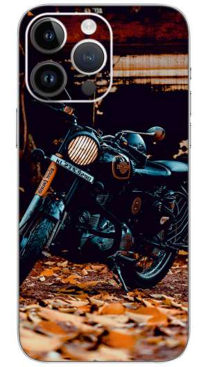 Royal Enfield bike Mobile Skin Wrap